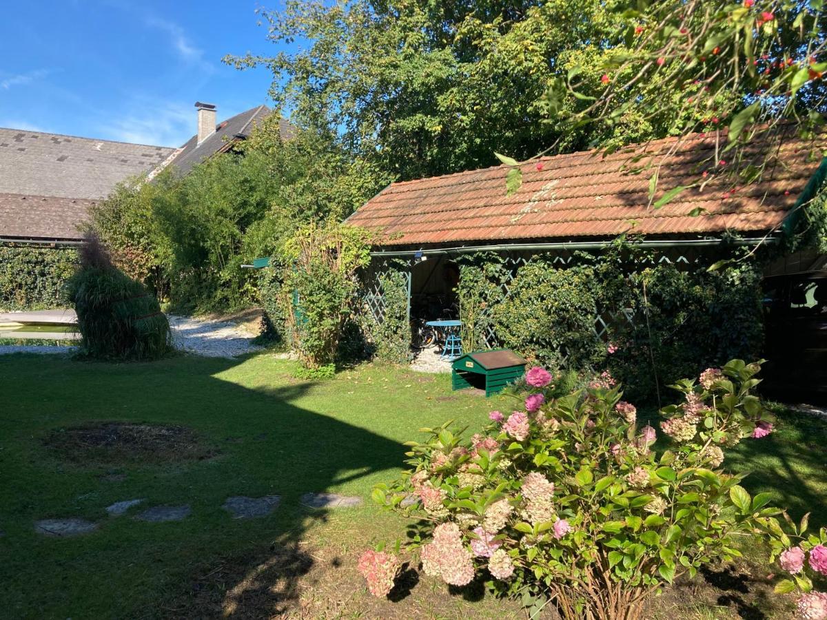 Haus Mit Sauna Und Privatem Badeteich In Anif Bei Salzburg Exterior foto