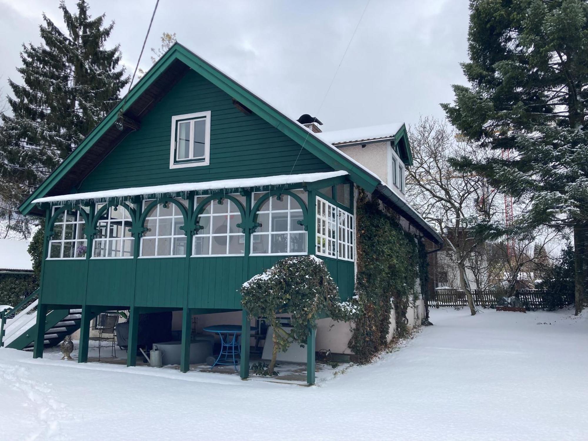Haus Mit Sauna Und Privatem Badeteich In Anif Bei Salzburg Exterior foto